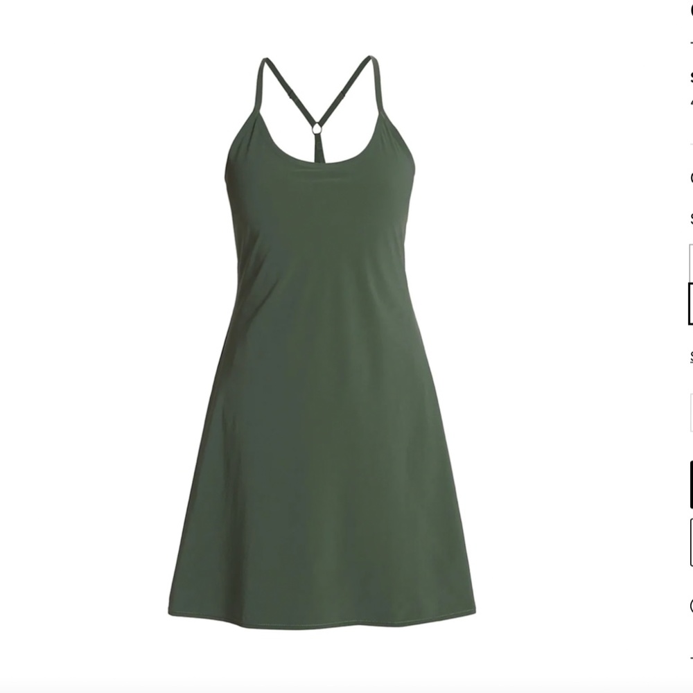Outdoor Voices Exercise Dress Evergreen Large